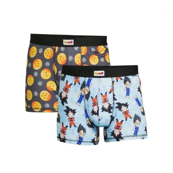 Men’s Naruto Shippuden & Dragonball Z Boxer Briefs Underwear2, 2-Pack, Size S - Picture 6 of 10